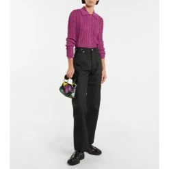 Dries Van Noten Coated Denim Jeans