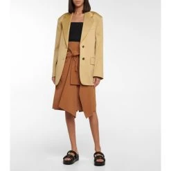 Dries Van Noten Knotted Leather Platform Sandals