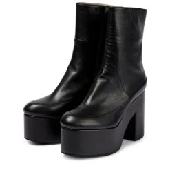 Dries Van Noten Leather Platform Ankle Boots 8 Dries Van Noten Leather Platform Ankle Boots -Dries Van Noten Shop unnamed file 131
