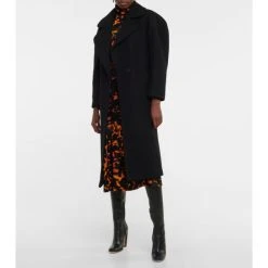 Dries Van Noten Wool-blend Coat
