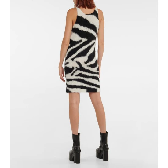 Dries Van Noten Alpaca Wool-blend Minidress 2 Dries Van Noten Alpaca Wool-blend Minidress - Image 2