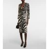 Dries Van Noten Zebra-print Midi Dress
