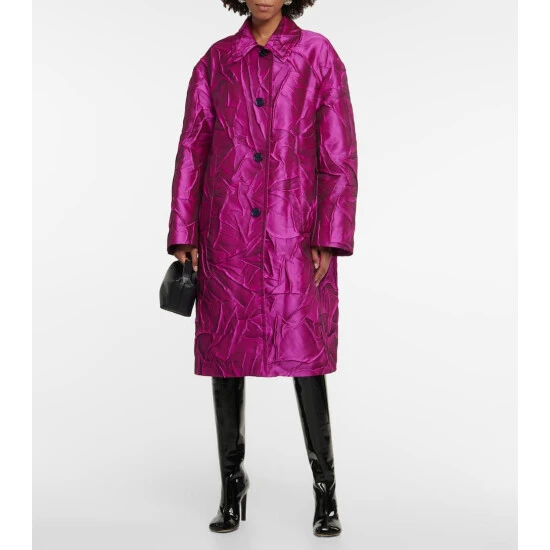 Dries Van Noten Cloqué Coat 5 Dries Van Noten Cloqué Coat - Image 5