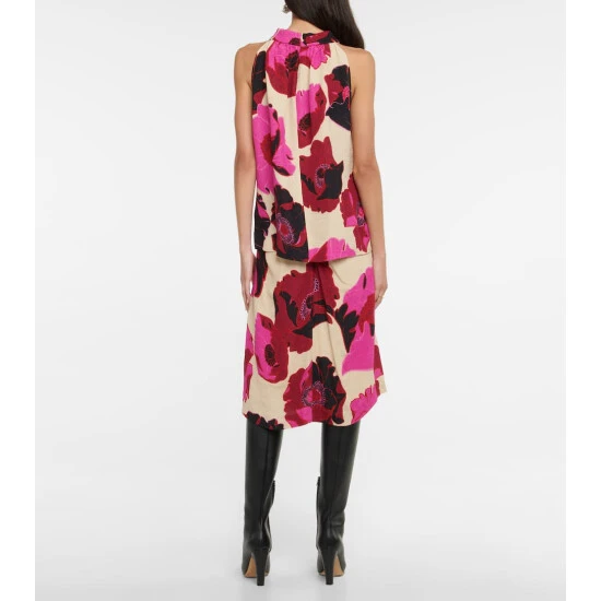 Dries Van Noten Floral Cloque Top 2 Dries Van Noten Floral Cloque Top - Image 2