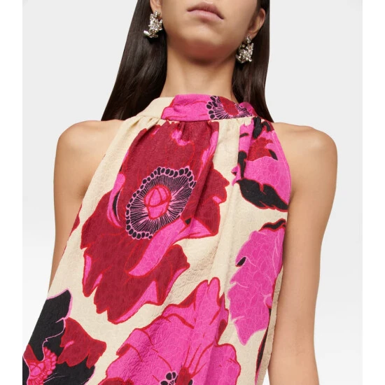 Dries Van Noten Floral Cloque Top 3 Dries Van Noten Floral Cloque Top - Image 3