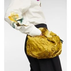 Dries Van Noten Leather-trimmed Tote Bag