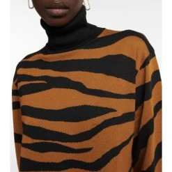Dries Van Noten Zebra-print Wool Sweater Dress -Dries Van Noten Shop unnamed file 261