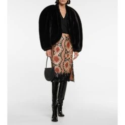 Dries Van Noten Faux Fur Jacket