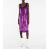 Dries Van Noten Sequined Midi Dress