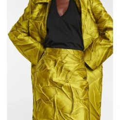 Dries Van Noten Wrinkled Jacquard Midi Skirt -Dries Van Noten Shop unnamed file 302