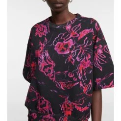 Dries Van Noten Floral Cotton Jersey Sweatshirt -Dries Van Noten Shop unnamed file 327