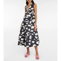 Dries Van Noten Printed Midi Dress