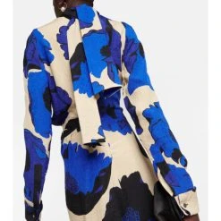 Dries Van Noten Floral Ruched Jacquard Midi Dress -Dries Van Noten Shop unnamed file 359