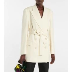 Dries Van Noten Belted Wool Blazer -Dries Van Noten Shop unnamed file 371
