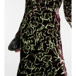 Dries Van Noten Printed Velvet Midi Skirt -Dries Van Noten Shop unnamed file 385