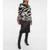 Dries Van Noten Zebra-print Alpaca Wool-blend Sweater