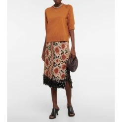 Dries Van Noten Wool-blend Knit Top