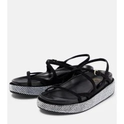Dries Van Noten Embellished Platform Leather Sandals -Dries Van Noten Shop unnamed file 414