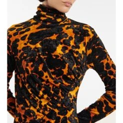 Dries Van Noten Printed Stretch-velvet Midi Dress 6 Dries Van Noten Printed Stretch-velvet Midi Dress -Dries Van Noten Shop unnamed file 422