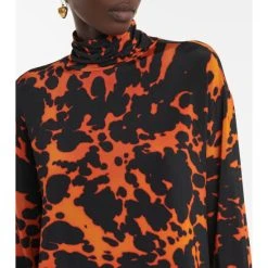Dries Van Noten Printed Turtleneck Midi Dress 5 Dries Van Noten Printed Turtleneck Midi Dress -Dries Van Noten Shop unnamed file 434