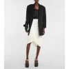 Dries Van Noten Draped Jersey Midi Skirt