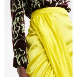 Dries Van Noten Satin Silk-blend Midi Skirt -Dries Van Noten Shop unnamed file 446