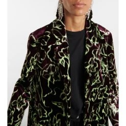Dries Van Noten Printed Velvet Coat -Dries Van Noten Shop unnamed file 454