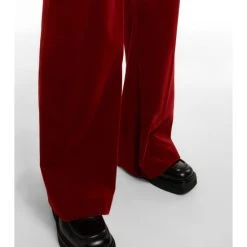 Dries Van Noten Pantery Flared Velvet Pants -Dries Van Noten Shop unnamed file 469
