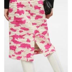 Dries Van Noten Printed Pleated Pencil Skirt -Dries Van Noten Shop unnamed file 482