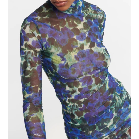Dries Van Noten Floral Mesh Top 3 Dries Van Noten Floral Mesh Top - Image 3
