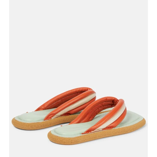 Dries Van Noten Leather Thong Sandals 2 Dries Van Noten Leather Thong Sandals - Image 2