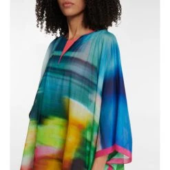 Dries Van Noten Printed Cotton Kaftan -Dries Van Noten Shop unnamed file 582