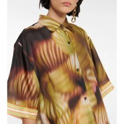 Dries Van Noten Printed Silk Shirt Dress -Dries Van Noten Shop unnamed file 586