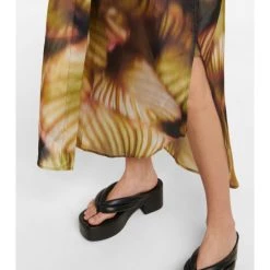 Dries Van Noten Printed Silk Shirt Dress -Dries Van Noten Shop unnamed file 588