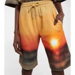Dries Van Noten Printed Cotton Jersey Shorts -Dries Van Noten Shop unnamed file 610