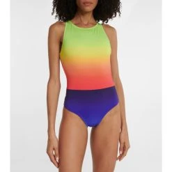 Dries Van Noten Colorblocked Swimsuit