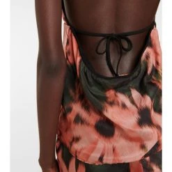 Dries Van Noten Floral Silk And Cotton Halterneck Top -Dries Van Noten Shop unnamed file 623