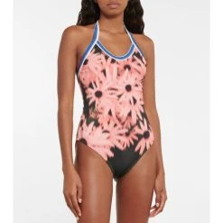 Dries Van Noten Floral Halterneck Swimsuit