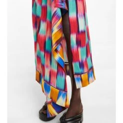 Dries Van Noten Printed Wrap Midi Skirt -Dries Van Noten Shop unnamed file 652