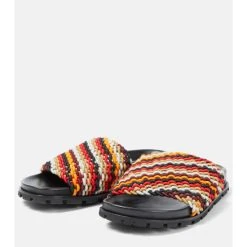 Dries Van Noten Striped Slides -Dries Van Noten Shop unnamed file 69