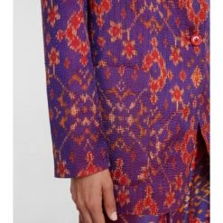 Dries Van Noten Printed Single-breasted Silk Blazer -Dries Van Noten Shop unnamed file 691