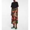 Dries Van Noten Printed Wrap Skirt
