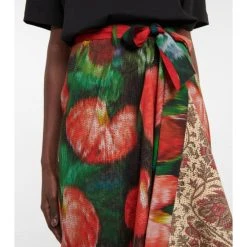 Dries Van Noten Printed Wrap Skirt -Dries Van Noten Shop unnamed file 701