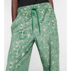 Dries Van Noten Metallic Jersey Jacquard Sweatpants -Dries Van Noten Shop unnamed file 718