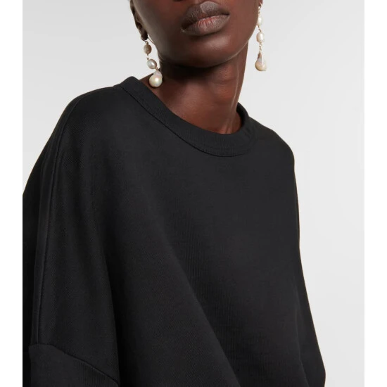 Dries Van Noten Ruched Cotton Jersey Sweatshirt 3 Dries Van Noten Ruched Cotton Jersey Sweatshirt - Image 3