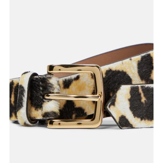 Dries Van Noten Calf Hair And Leather Belt 2 Dries Van Noten Calf Hair And Leather Belt - Image 2