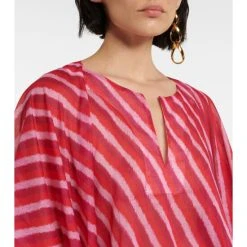 Dries Van Noten Striped Cotton Voile Kaftan -Dries Van Noten Shop unnamed file 754