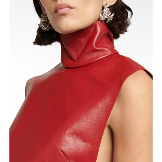 Dries Van Noten Leather Top 3 Dries Van Noten Leather Top - Image 3