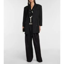 Dries Van Noten Giraffe-print Wool Sweater Vest