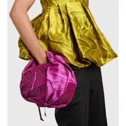 Dries Van Noten Crinkled Clutch